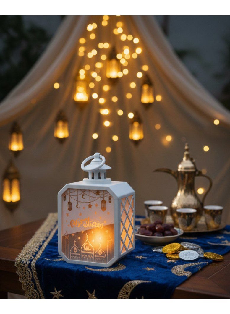 فانوس رمضاني بتصميم عتيق مميز وإضاءة دافئة 566/3 - Image 2